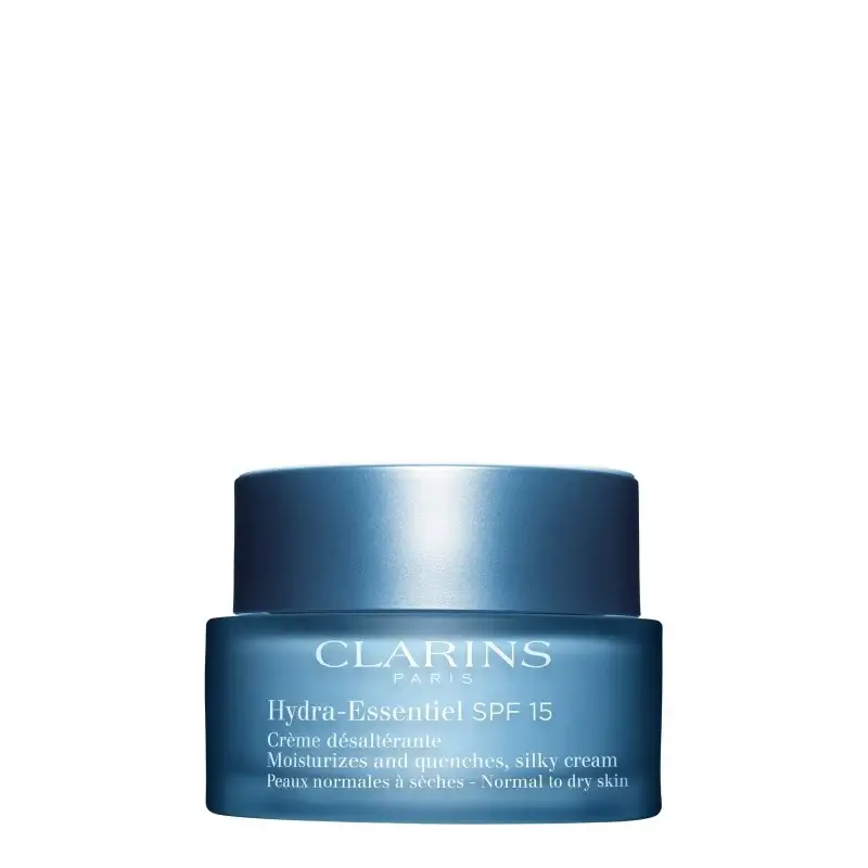 CLARINS HYDRA ESSENTIEL CREME DESALTERANTE PS SPF 15 50ML ( ancienne emballage ).