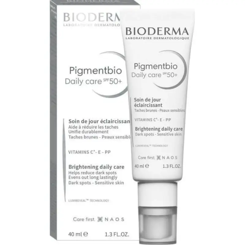 BIODERMA PIGMENTBIO DAILY CARE SPF50+ SOIN DE JOUR ECLAIRCISSANT 40ML