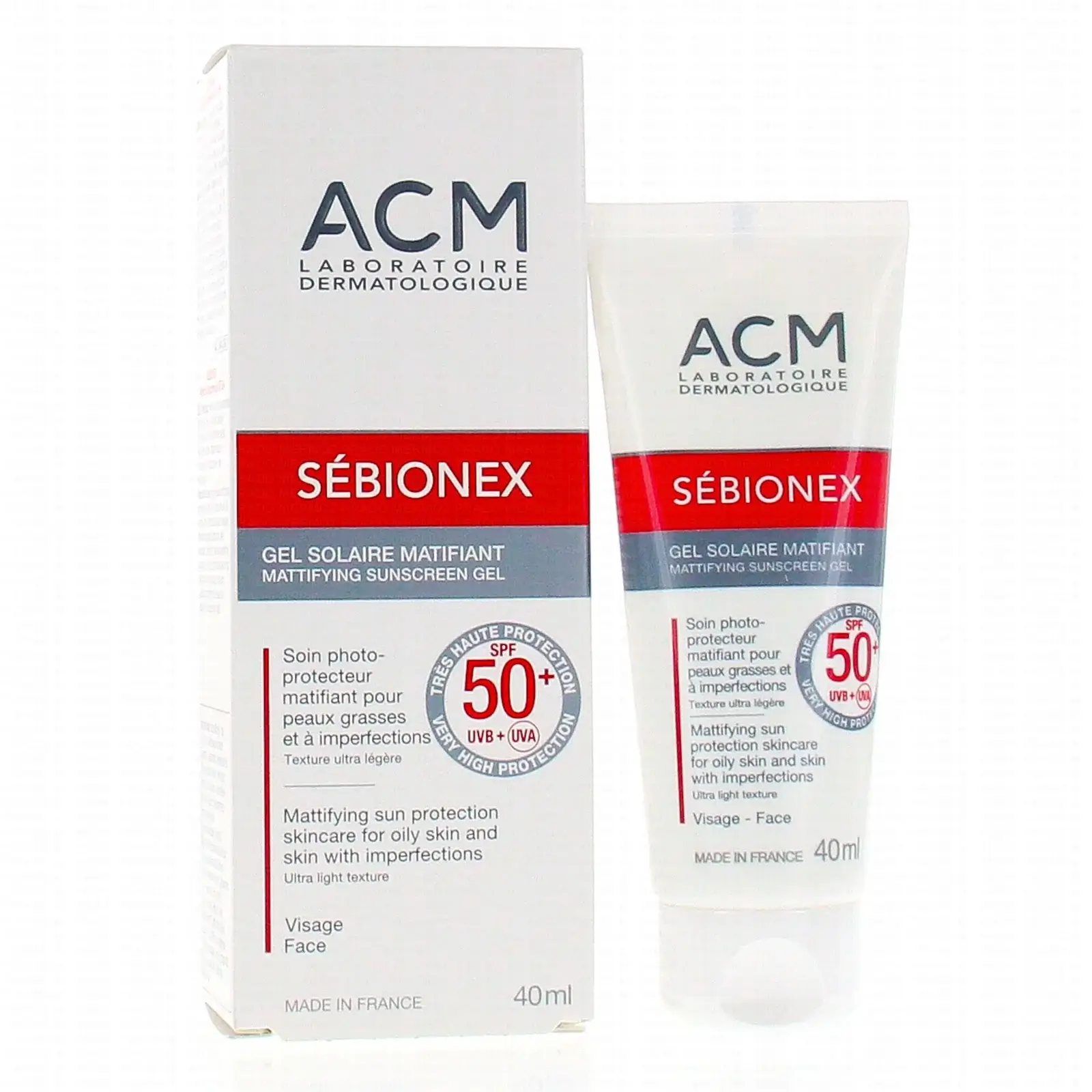 ACM SEBIONEX GEL SOLAIRE MATIFIANT 40ML