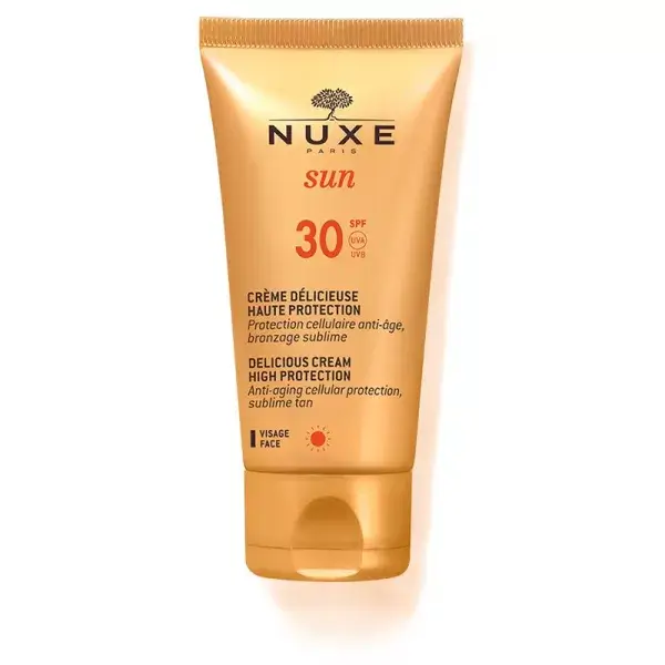 NUXE SUN CRÈME DÉLICIEUSE VISAGE HAUTE PROTECTION SPF30 50ML