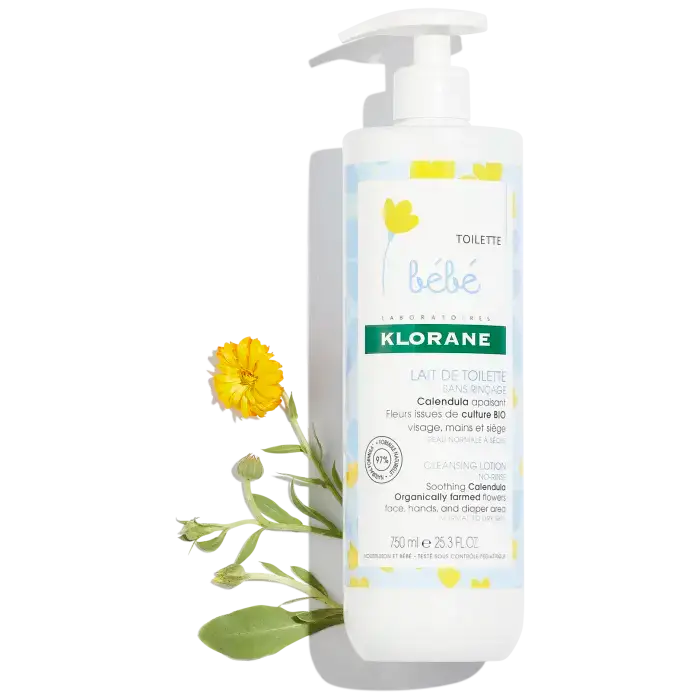 KLORANE BEBE LAIT DE TOILETTE  SANS RINCAGE 500ML