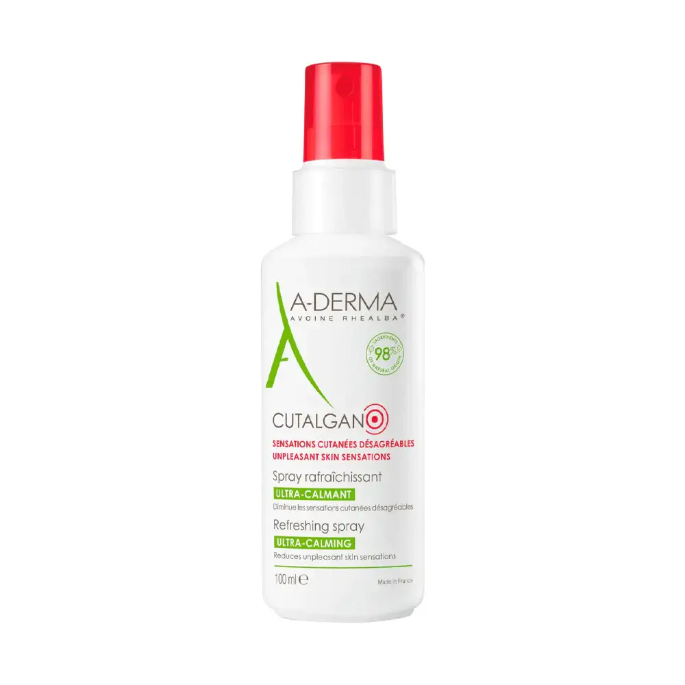 A-Derma-CUTALGAN-Spray-rafraichissant-ultra-calmant-100ml-global-parapharmacie-casablanca A-DERMA CUTALGAN SPRAY 100ML – Image 1