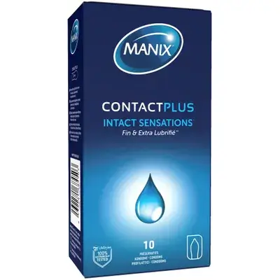 MANIX CONTACT PLUS SENSATIONS INTACTES 10 PRESERVATIFS