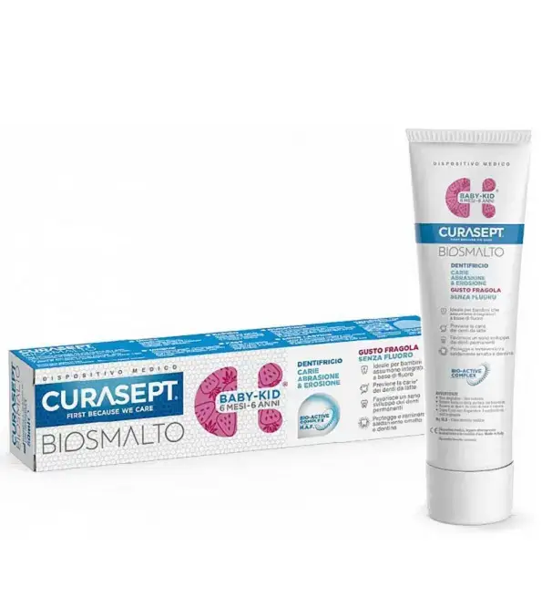 CURASEPT BIOSMALTO DENTIFRICE BABY-KIDS 6MOIS-6ANS