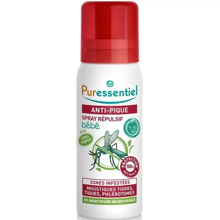 PURESSENTIEL ANTI-PIQUE SPRAY REPULSIF BEBE 60ML