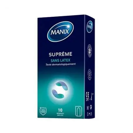 Manix Suprême sans Latex 10 Préservatifs