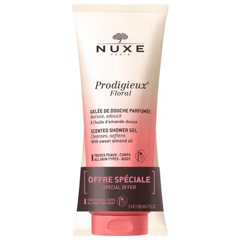 Nuxe Prodigieux Floral Scented Shower Gel 2 x 200ml