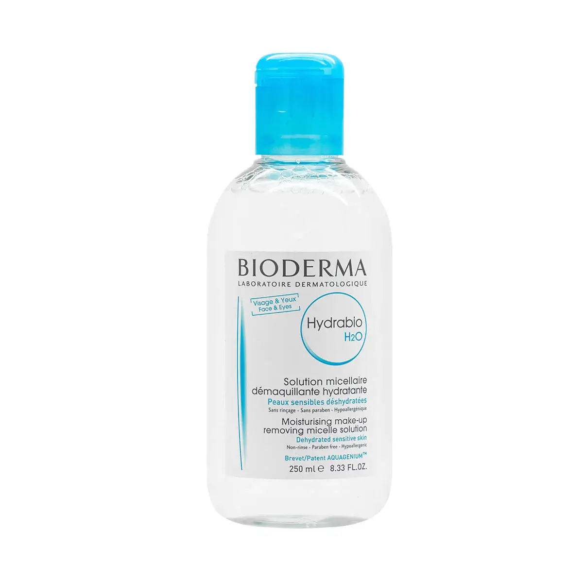 3401399694127 BIODERMA HYDRABIO H2O SOLUTION MICELLAIRE 250ML – Image 1