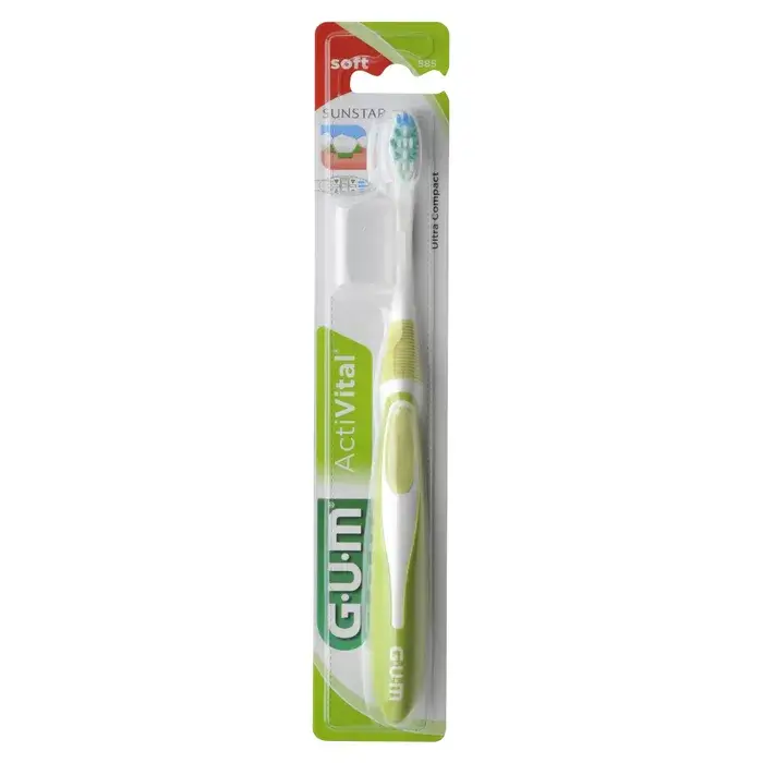 5850 GUM ACTIVITAL BROSSE À DENTS SOUPLE ULTRA-COMPACT 585 – Image 1