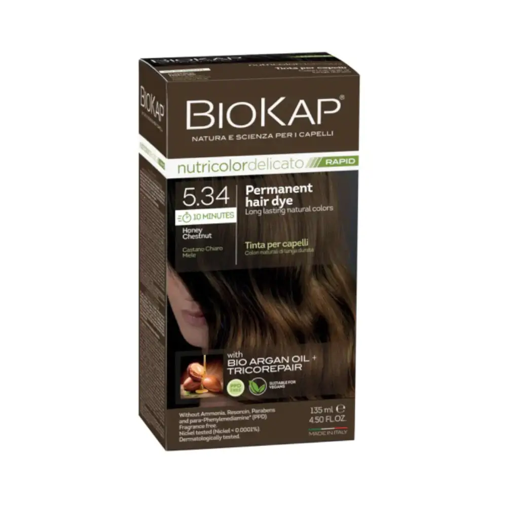 Biokap Nutricolor  5.34 Chatain Miel Clair 135ML