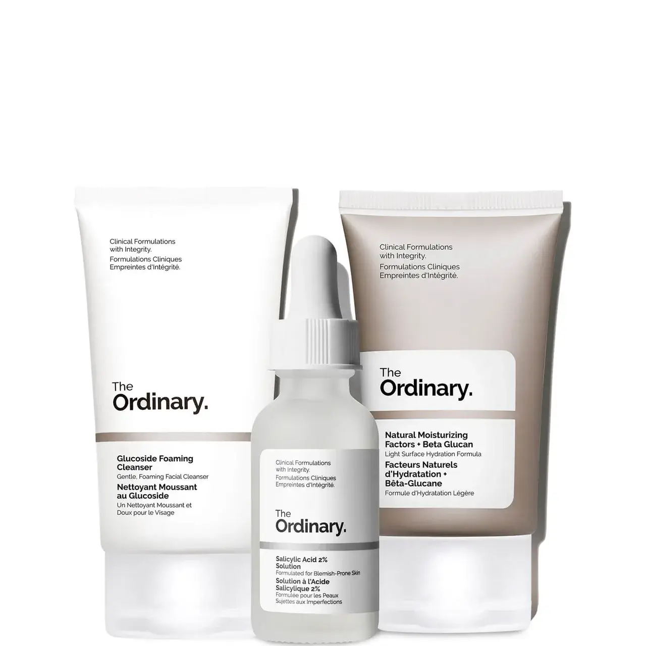 14883607-1765070872481756 the ordinary pack gel nettoyant 50ml + serum exfoliant 30ml + hydratation 30ml – Image 1