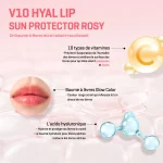 V10 HYAL LIP SUN PROTECTOR ROSY 7ML – Image 2