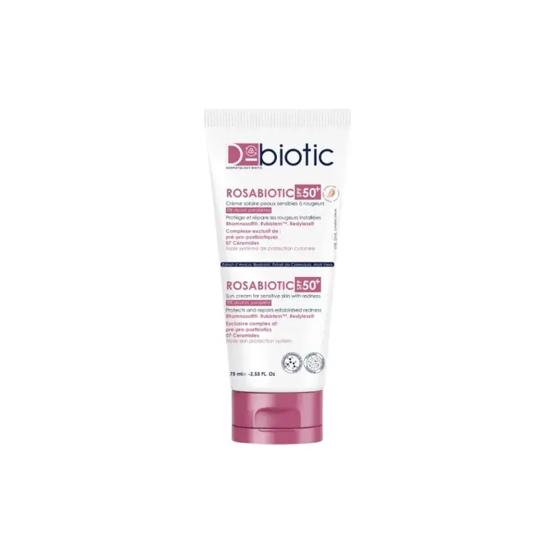 d-biotic-rosabiotic-ecran-spf50-75ml D-Biotic Rosabiotic Ecran Spf50+ 75ml – Image 1