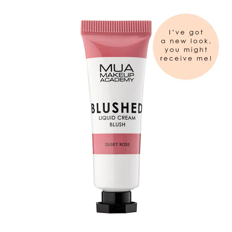 MUA MAKEUP BLUSHED LIQUID CREAM BLUSH DUSKY ROSE
