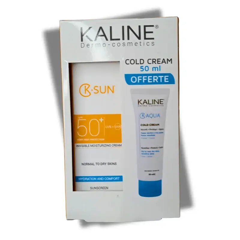 KALINE ecran solaire +cold cream/crème hydratante