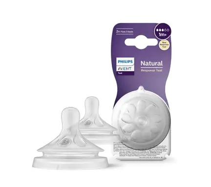 Avent Lot de 2 Tétines Natural Response 1m+