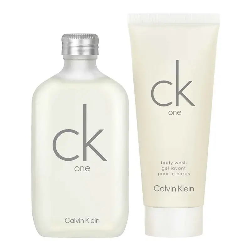 CK One by Calvin Klein Unisex Eau de Toilette 100ml+ GEL LAVANT POUR LE CORPS