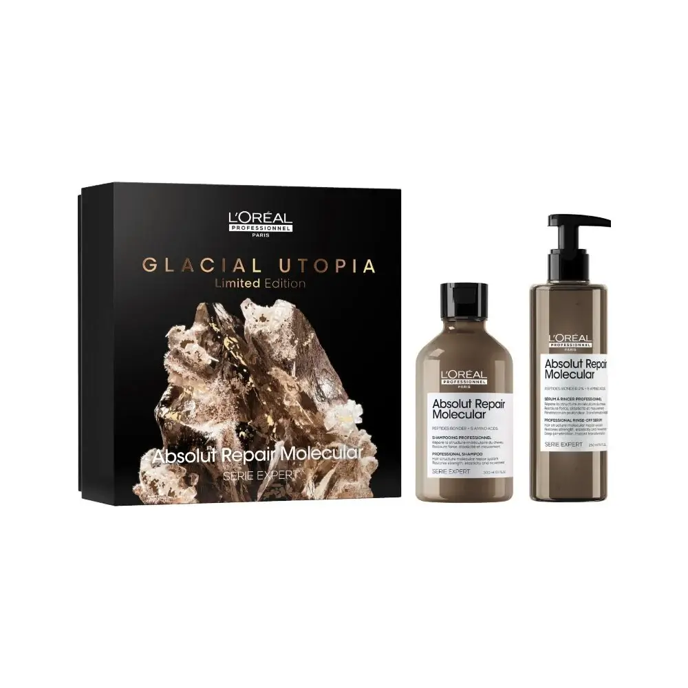 L'OREAL PROFESSIONNEL PARIS GLACIAL UTOPIA ABSOLUT REPAIR MOLECULAR SERIE EXPERT DUO