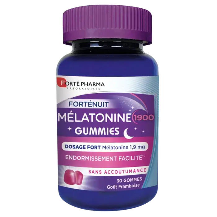 FORTE PHARMA FORTE NUIT MELATONINE GUMMIES 30 GOMMES GOUT FRAMBOISE