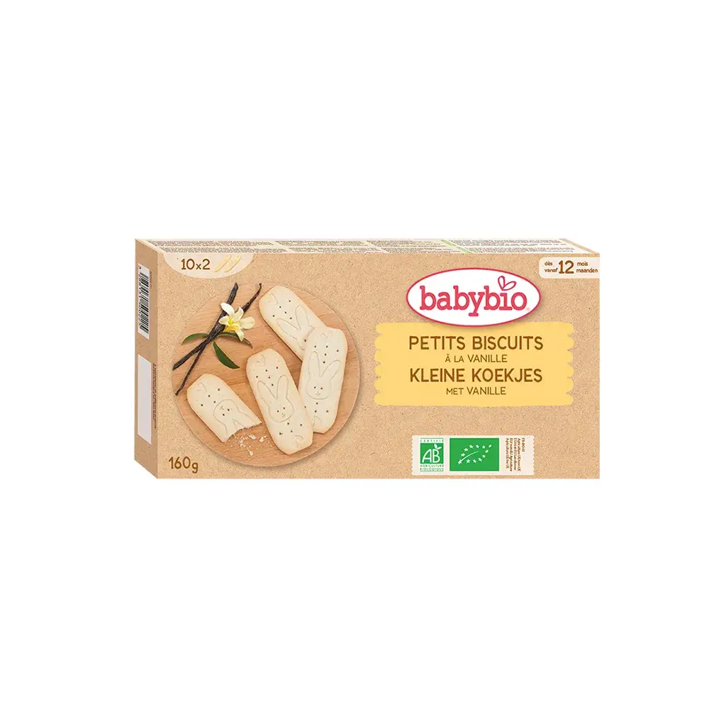 BABYBIO PETITS BISCUITS A LA VANILLE 160 G