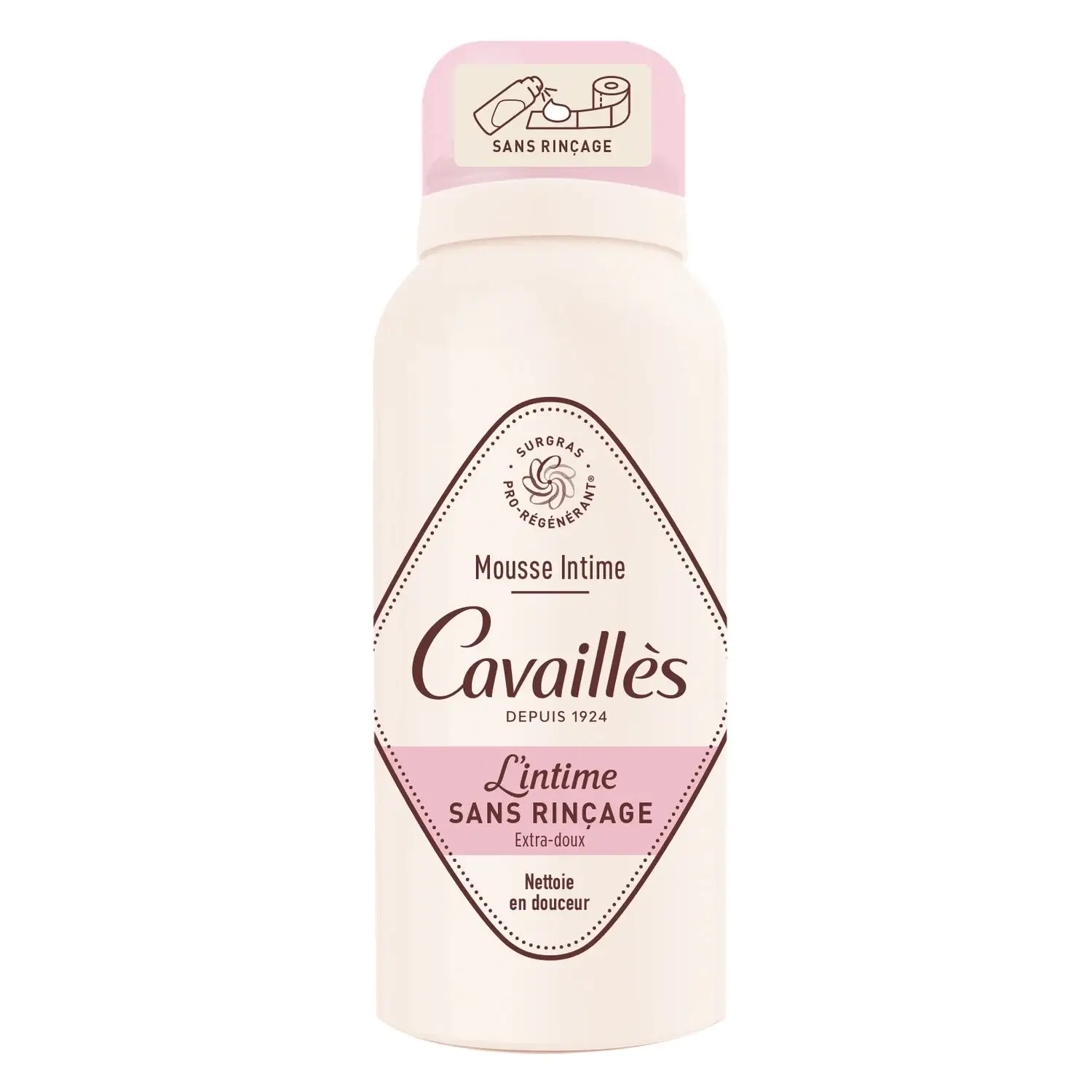 ROGE CAVAILLES MOUSSE INTIME SANS RINCAGE EXTRA DOUX 100 ML