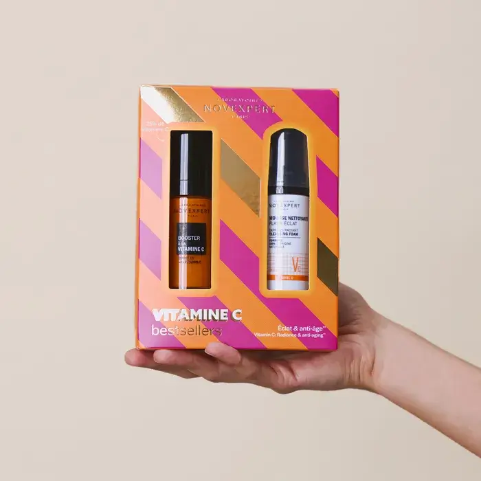 NOVEXPERT - COFFRET BEST SELLER BOOSTER Vit.C 30mL + Mousse Nettoyante 40mL