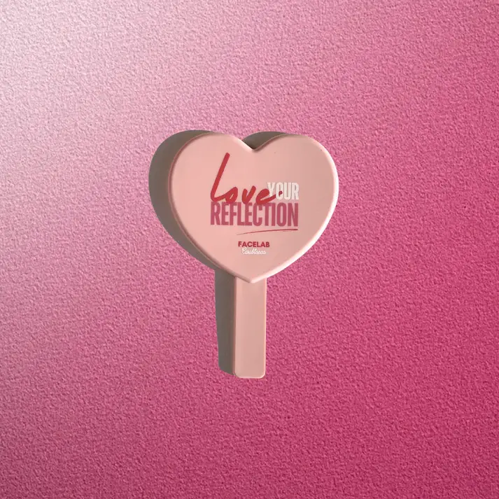 FACELAB HEART MIRROR LOVE YOUR REFLECTION