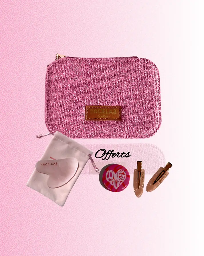 Coffret Gua Sha Coeur Quartz Rose