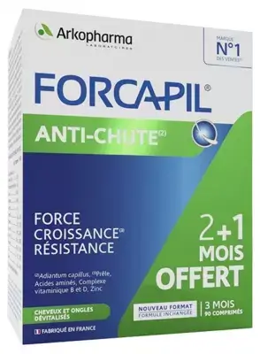 Forcapil Anti-Chute Lot de 3 x 30 Comprimés