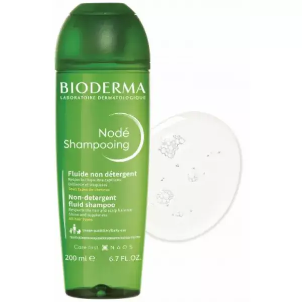 Bioderma Nodé Shampoing Fluide Non Détergent 200 ml