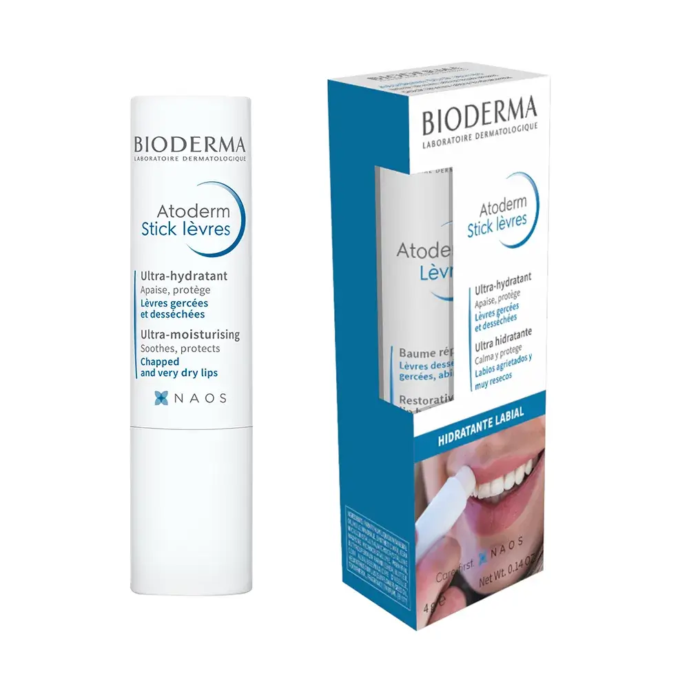 3701129804957_1_Barra-De-Labios-Bioderma-Atoderm-Stick-Levres-X-4G Bioderma Atoderm stick lèvres – Image 1