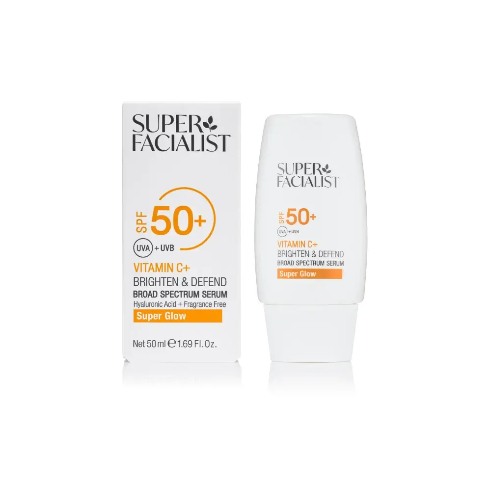 VitaminC_Brighten_DefendSerumSPF50Productimage SUPER FACIALIST Sérum éclaircissant et protecteur à la vitamine C+ SPF50+ – Image 1