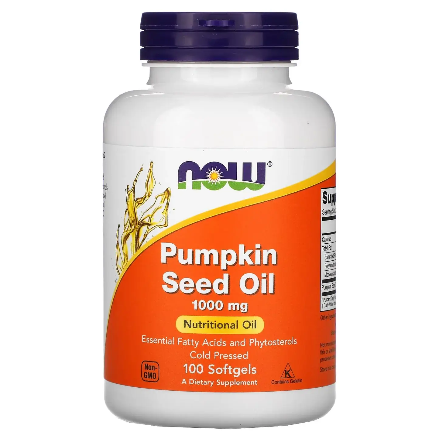 Pumpkin Seed Oil 1000 mg Softgels