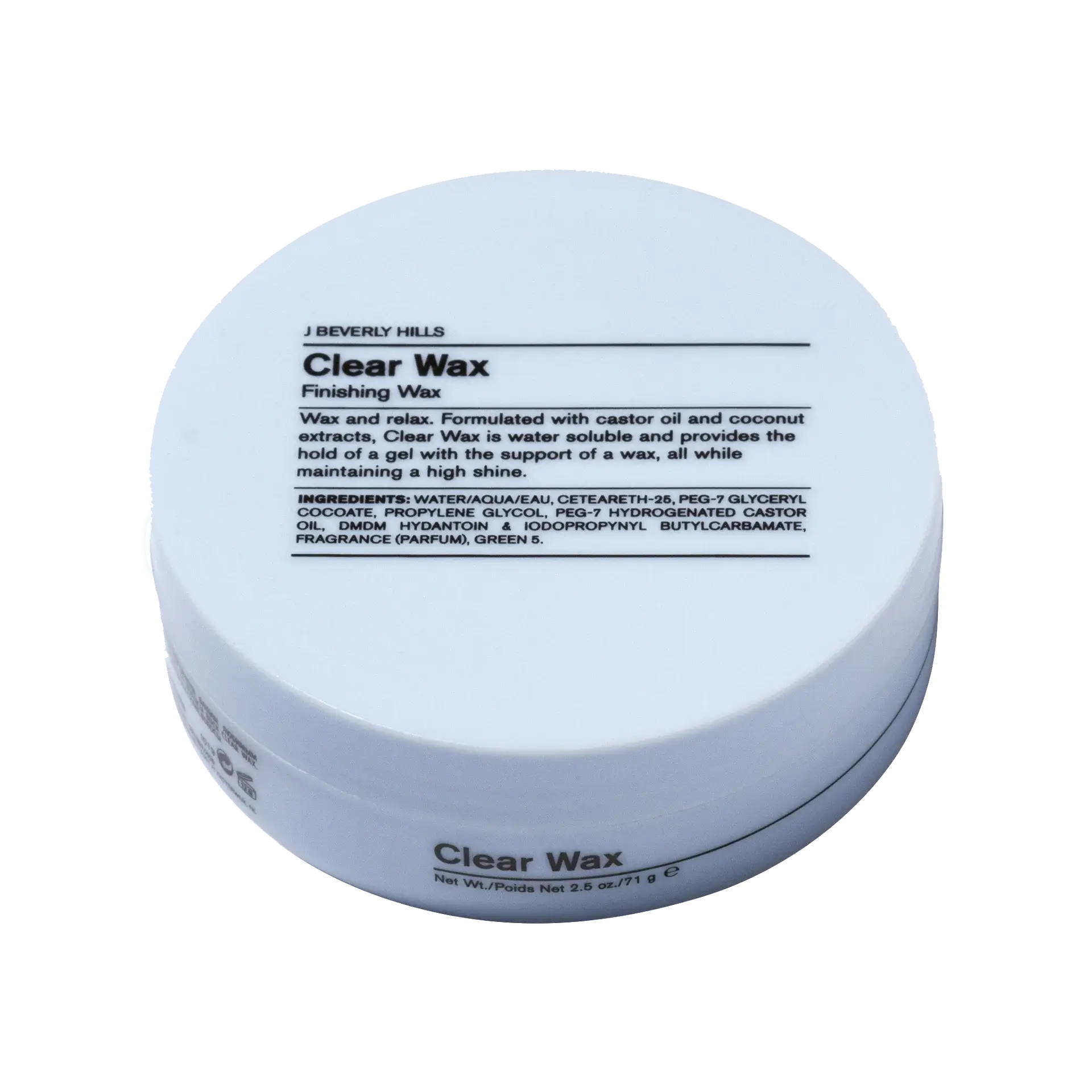 clearwax_2oz_25efead1-c8d0-4dba-b5e1-054cb0237d0f J Beverly Hills CLEAR WAX – Image 1