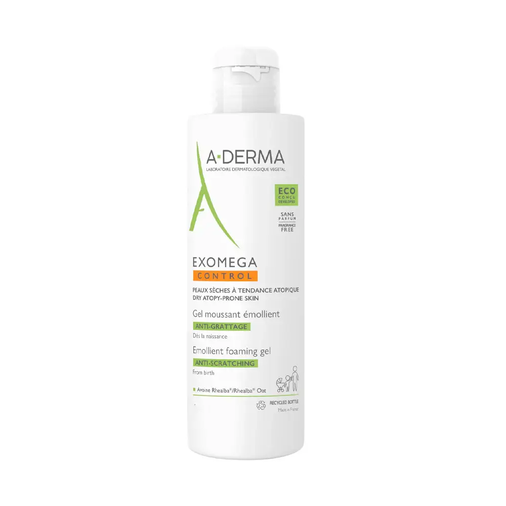 A DERMA EXOMEGA GEL MOUSSANT 200ML