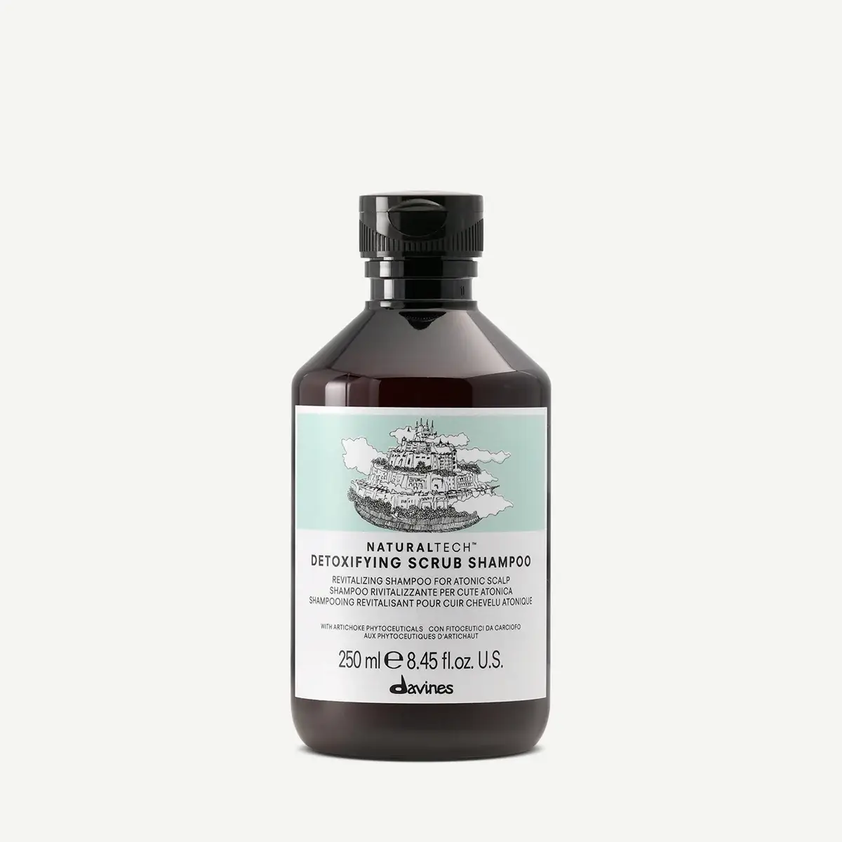 Davines-71264-detoxifying-scrub-shampoo-250ml-8004608256533-1 DAVINES DETOXIFYING SCRUB SHAMPOING 250ML – Image 1