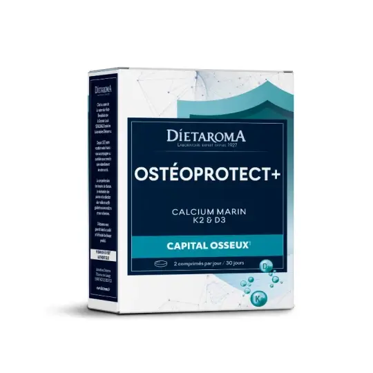 DIETAROMA OstéoProtect + Calcium Marin - 60 Comprimés