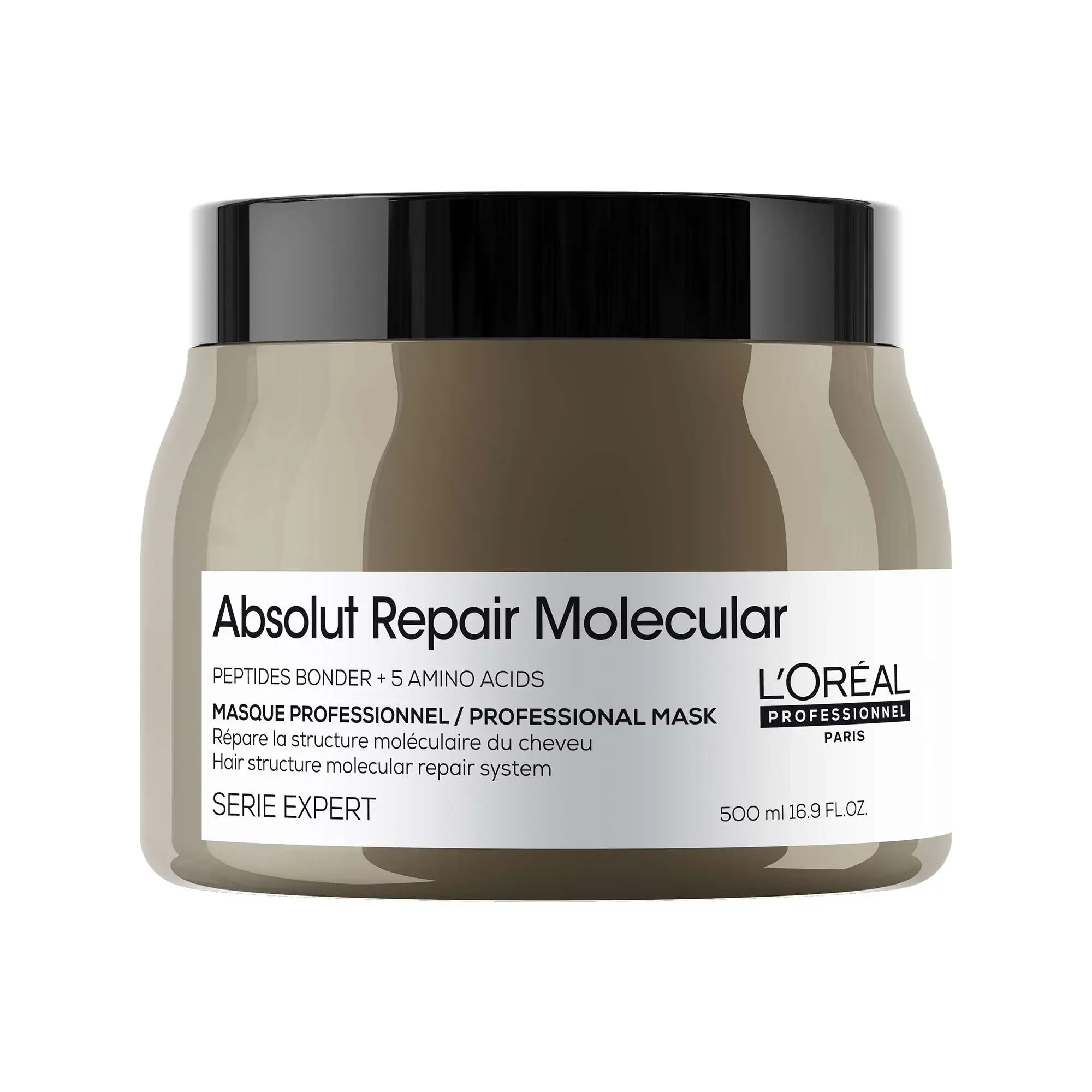 3474637217914_EN_01 L'Oréal Professionnel Absolut Repair Masque Crème Moléculaire Réparateur Profond 500 ml – Image 1
