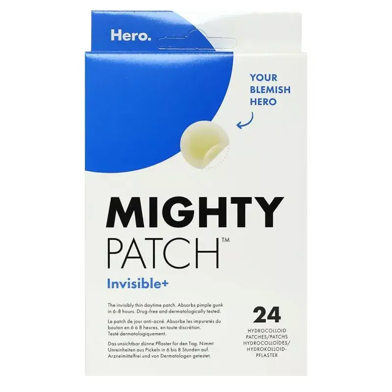 Hero Mighty Patch Invisible+ jour 24 patchs hydrocolloïdes anti-acné