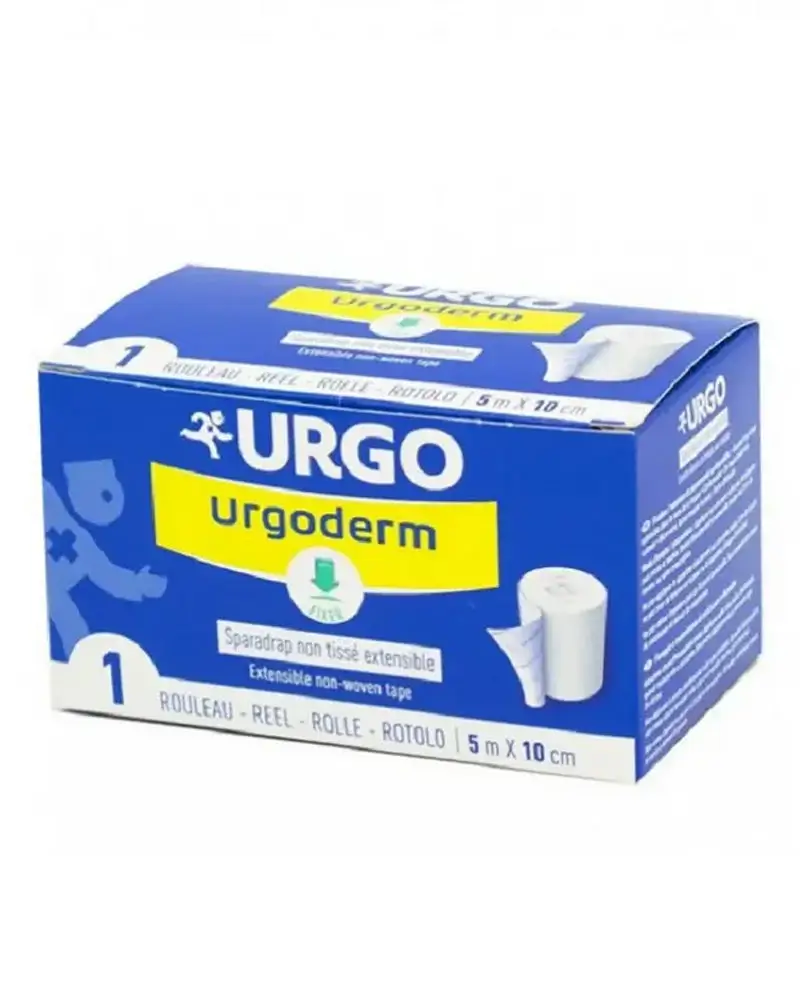 Urgo Urgoderm Sparadrap Non Tissé Extensible – 10 cm x 5 m