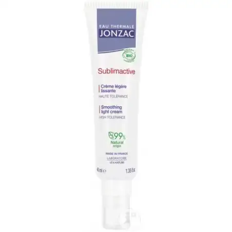 JONZAC SUBLIMACTIVE CREME LEGERE LISSANTE 40ML