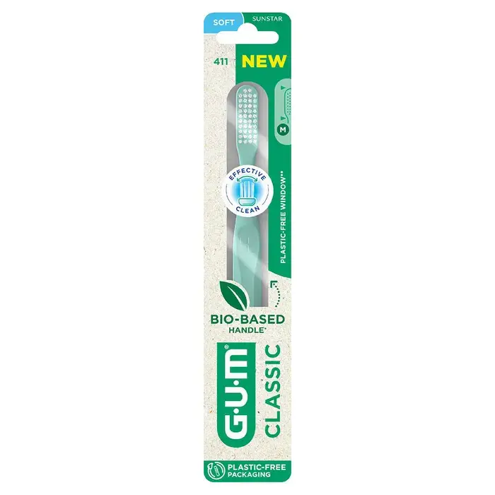 GUM CLASSIC REGULAR SOFT TOOTHBRUSH 411
