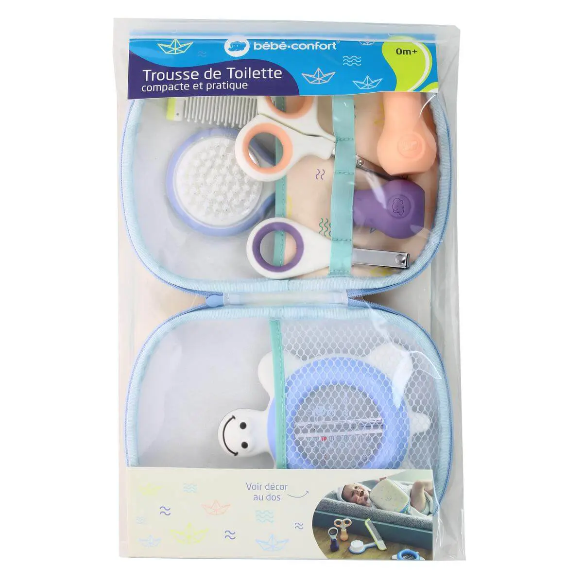 3220660317110-1 BEBE CONFORT TROUSSE DE TOILETTE COMPACTE ET PRATIQUE +0 MOIS – Image 1