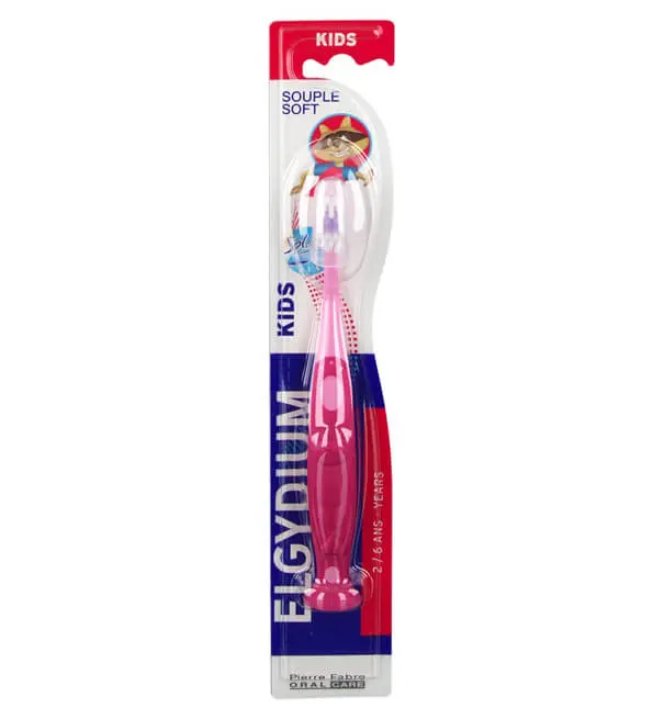 3577056001444 ELGYDIUM Kids 2/6 ans - brosse à dents enfant – Image 1