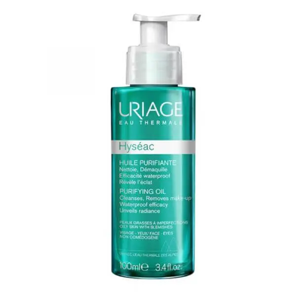 3661434008276-uriage-hyseac-huile-purifiante-250ml-peaux-a-imperfections-mixtes-a-grasses URIAGE HYSEAC HUILE PURIFIANTE 100ML – Image 1