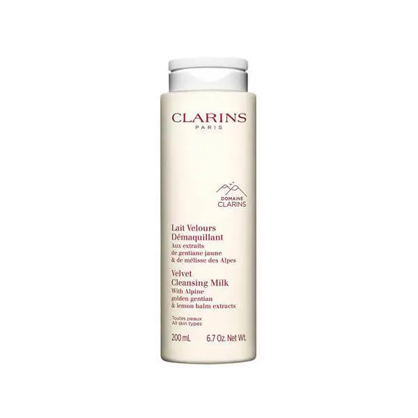 CLARINS lait velours démaquillant toute peau 200ml ( nouveau emballage ).
