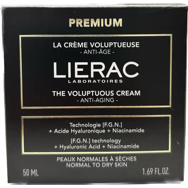 3701436917890 Lierac Premium The Voluptuous Cream 50 ml – Image 1