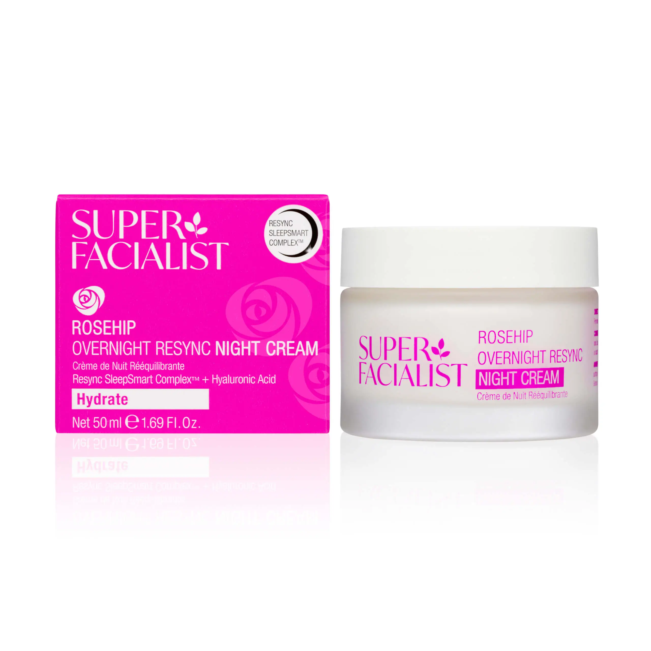 5060929655045-Super-Facialist-Kibuvitsaga-Overnight-Resync-ookreem-50ml-scaled SUPER FACIALIST CRÈME DE NUIT RESYNC À LA ROSE MUSQUÉE 50ML – Image 1