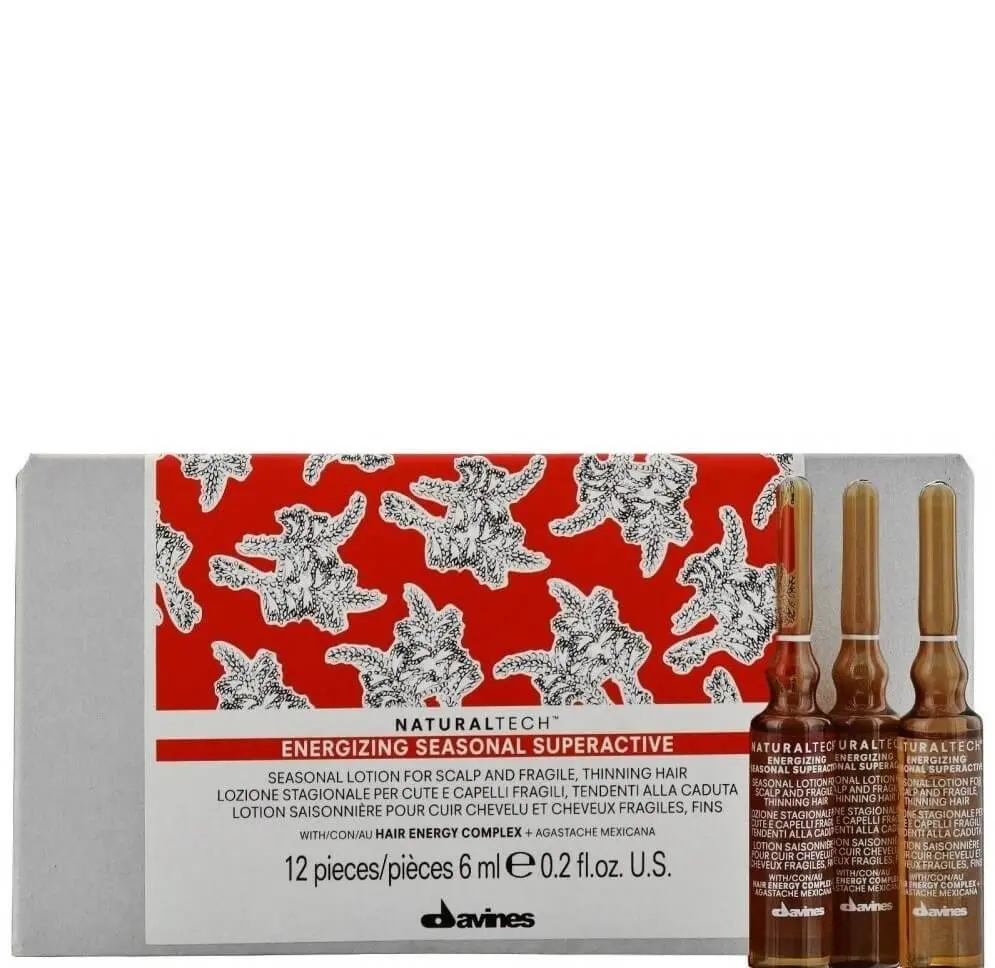 8004608275398-0453 DAVINES ENERGIZING SEASONAL SUPERACTIVE AMPOULES 12*6ML – Image 1