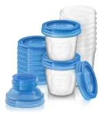 Avent Pots de conservation pour lait maternel X10 180ml – Image 2